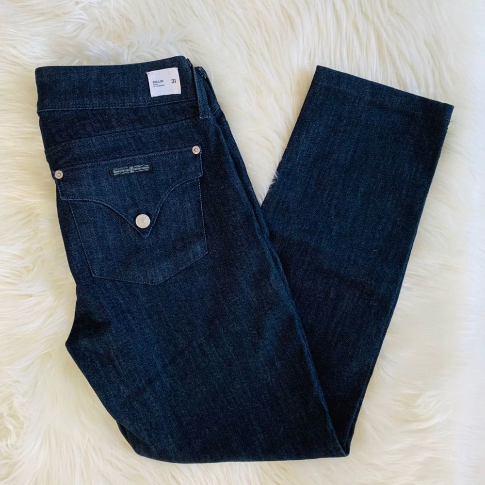 Hudson Collin Skinny Jeans Size 31 Dark